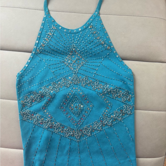 Cache Embellished Halter - Picture 2 of 5